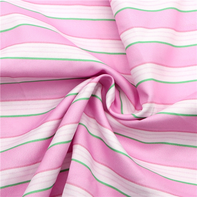 colorful striped polyester fabric