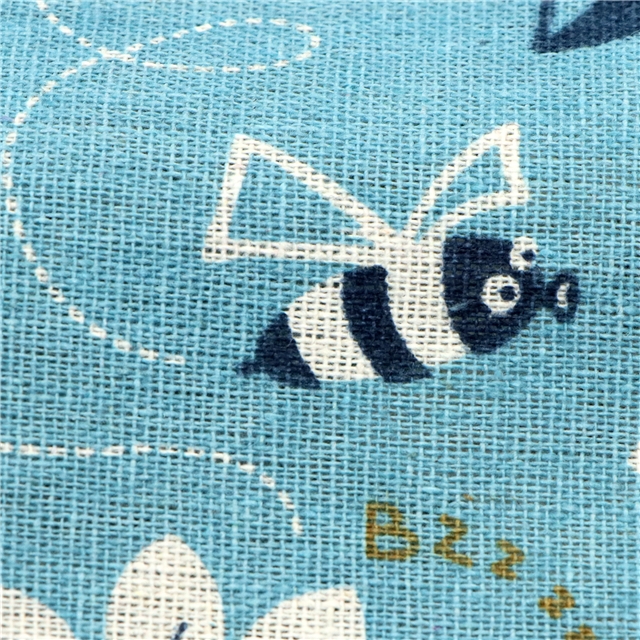 cotton-linen printed fabric