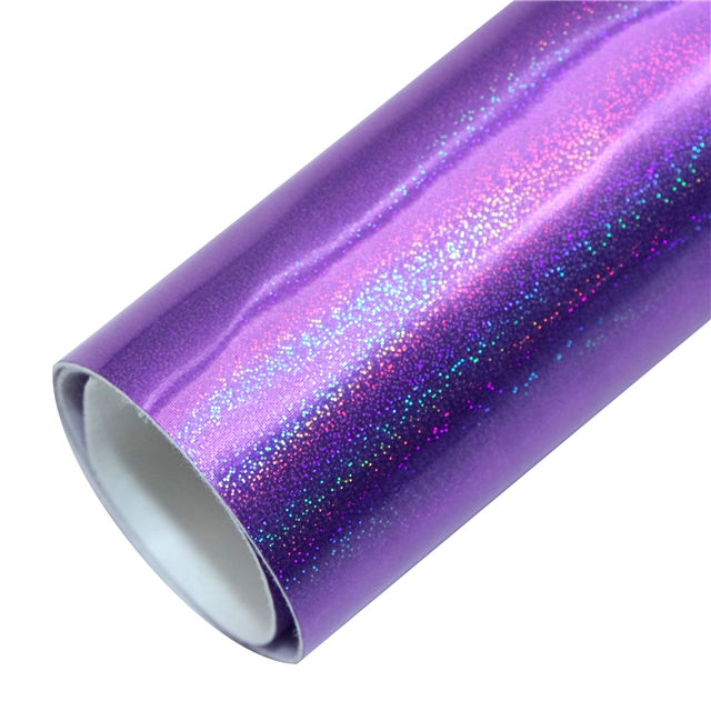 synthetic leather smooth iridescent laser faux leather 