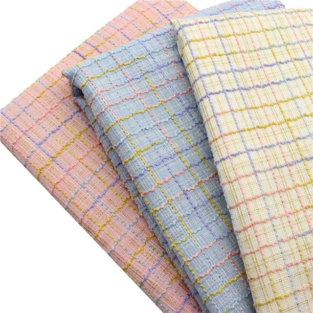 weaving plaid small fragrant fabric