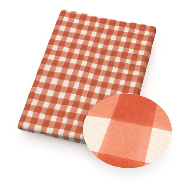 polyester cotton plaid flower series polyester cotton fabric set (6 pcs/set) polyester cotton fabric,50*45cm(19.7*17.7