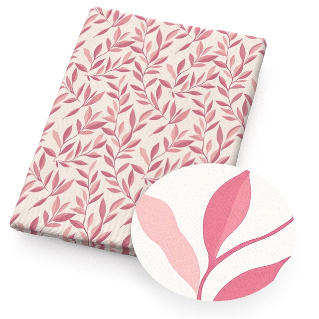 polyester cotton geometric leaf balloon fireworks series polyester cotton fabric set (12 pcs/set)