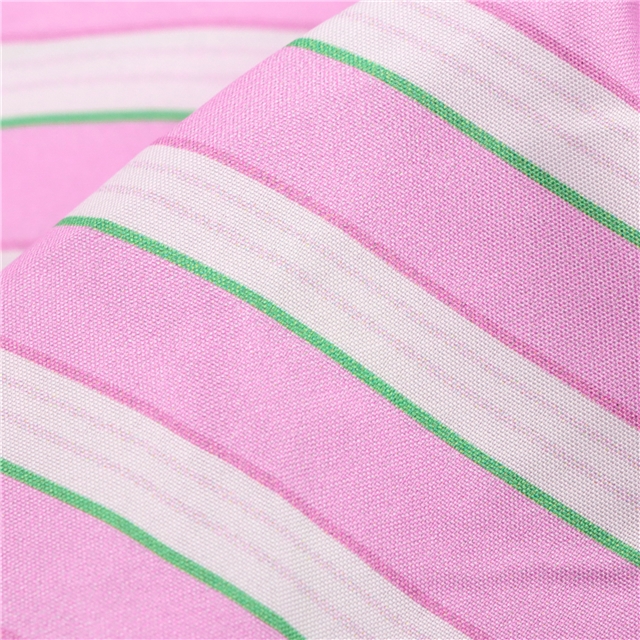 colorful striped polyester fabric