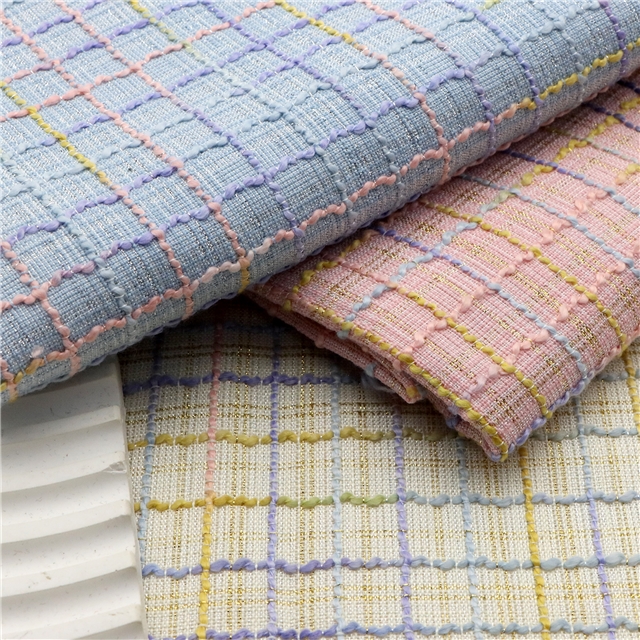 weaving plaid small fragrant fabric