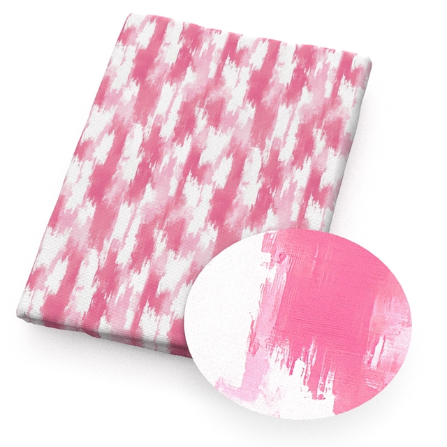 polyester cotton geometric leaf balloon fireworks series polyester cotton fabric set (12 pcs/set)