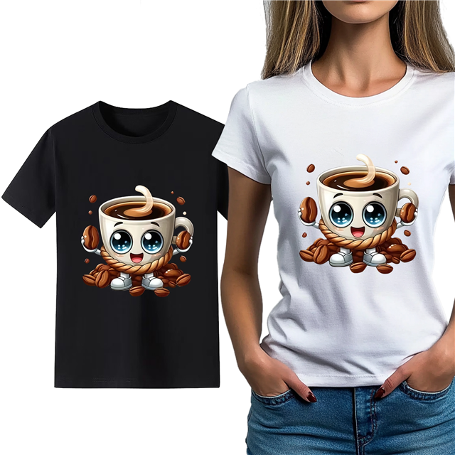 cotton Iron On Transfer Stickers and T-shirts