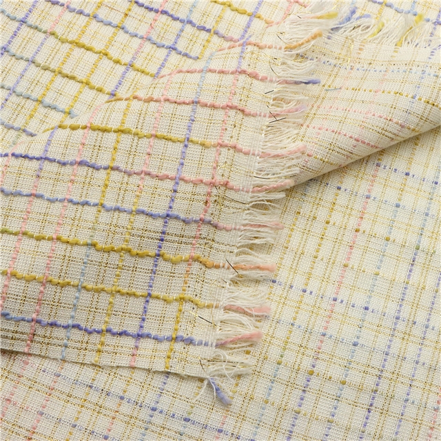 weaving plaid small fragrant fabric