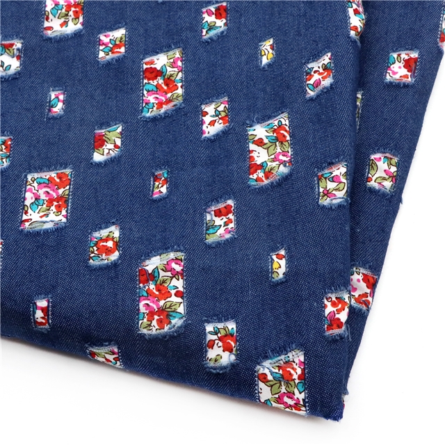 denim reversible fabric