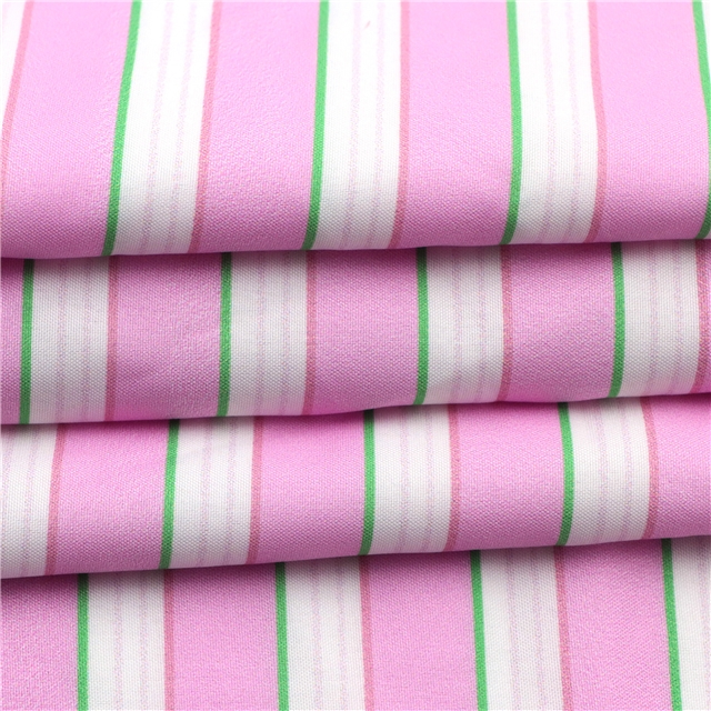 colorful striped polyester fabric