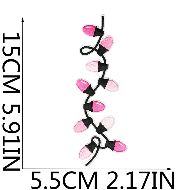 back with glue christmas series embroidery patch (back with glue)