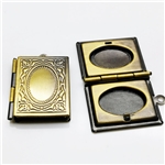 book shaped photo frame pendant 