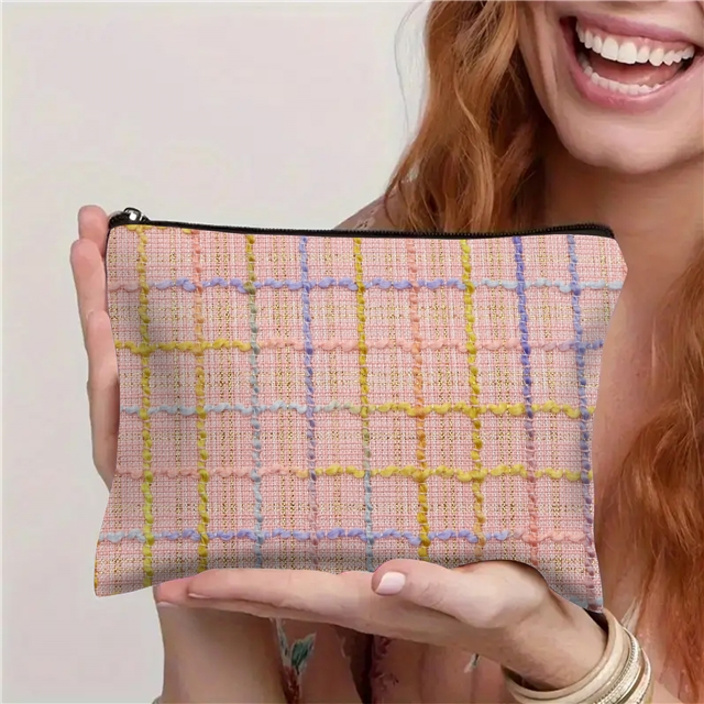 weaving plaid small fragrant fabric