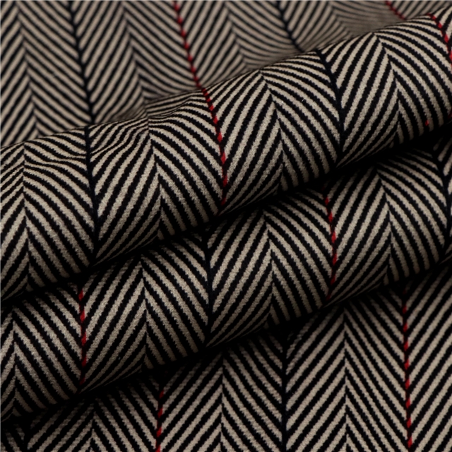 herringbone velvet fabric