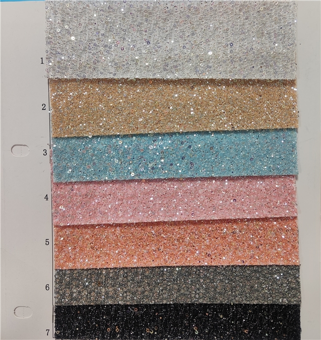 synthetic leather gold and silver wire disorderly net lace faux leather