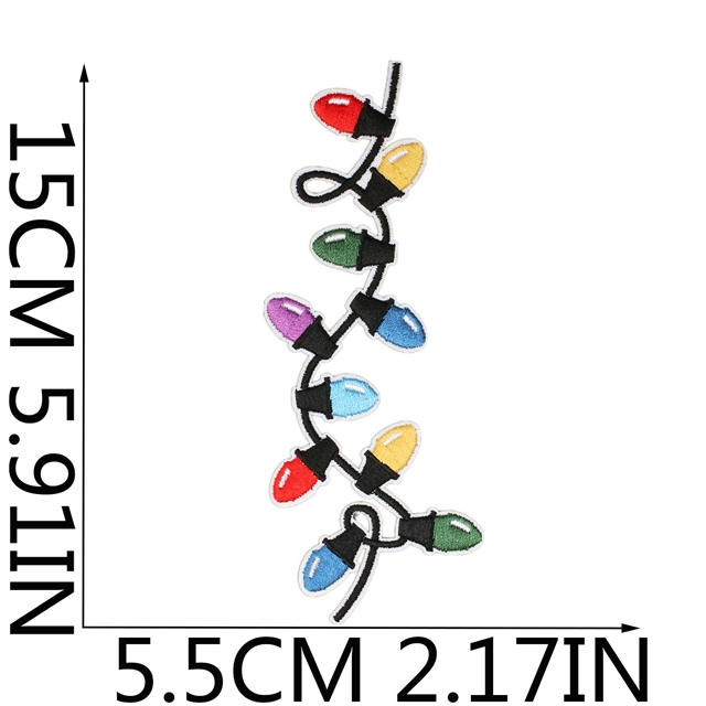 back with glue christmas series embroidery patch (back with glue)