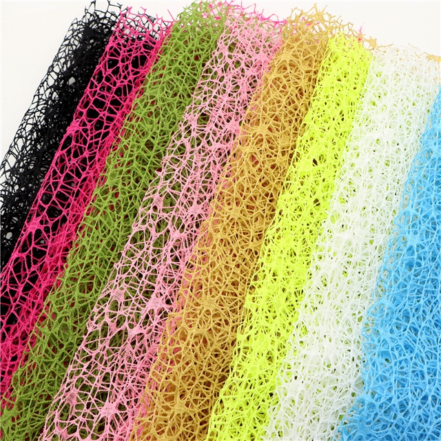 plain hollow mesh jacquard mesh fabric