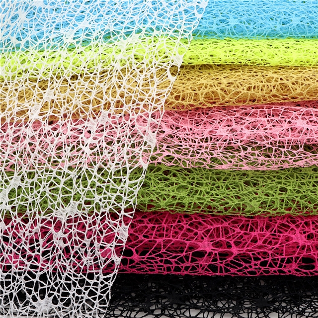 plain hollow mesh jacquard mesh fabric
