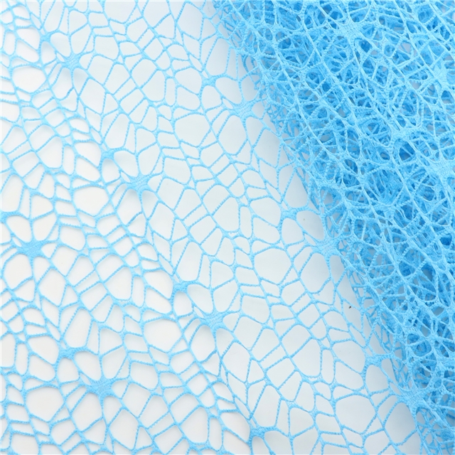 plain hollow mesh jacquard mesh fabric 12#sky blue,50*160cm(19.7*63