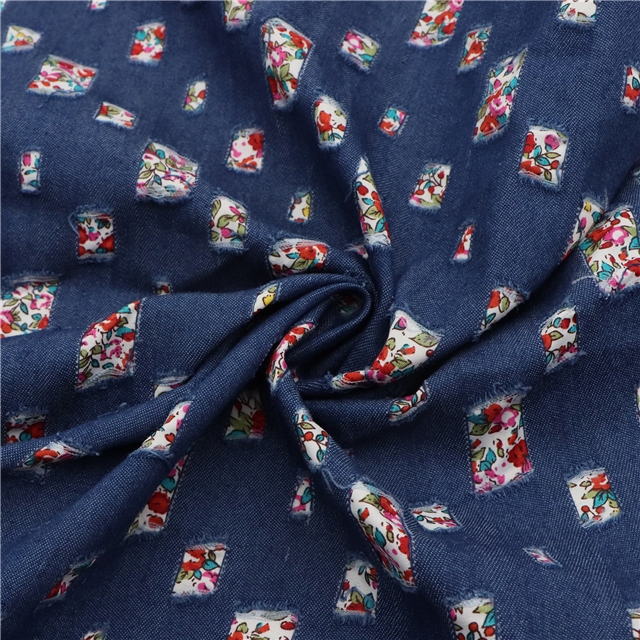 denim reversible fabric