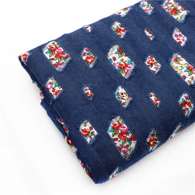 denim reversible fabric