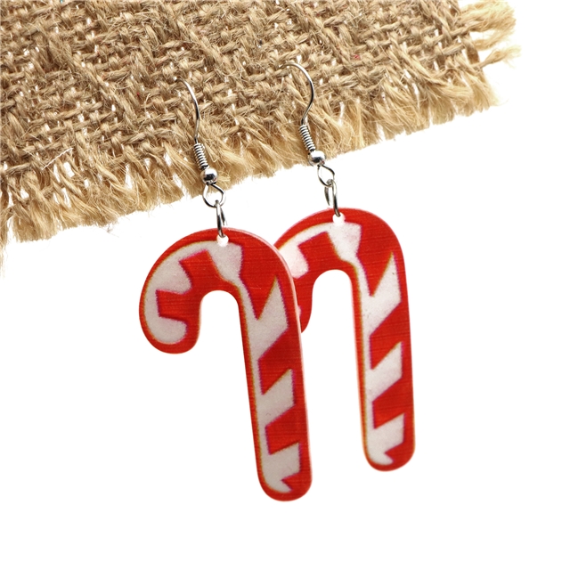 acrylic christmas series acrylic earrings