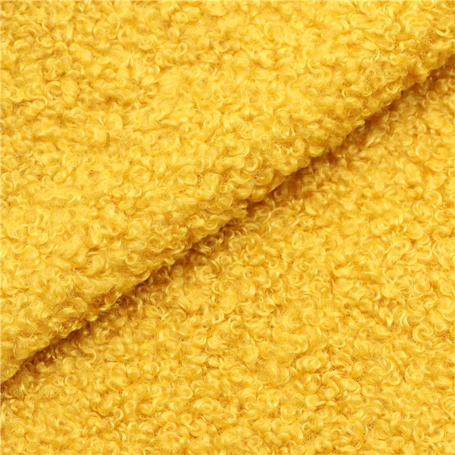 100% polyester teddy velvet roll fabric orange 50*160cm(19.7*63