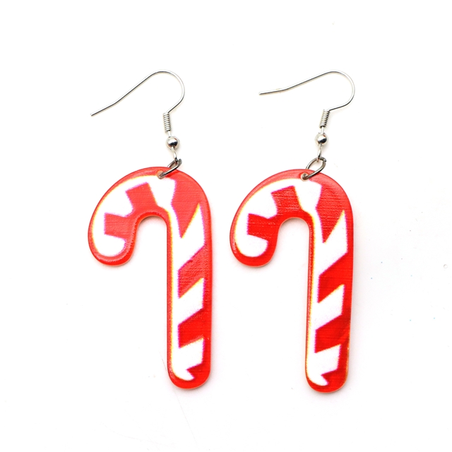 acrylic christmas series acrylic earrings