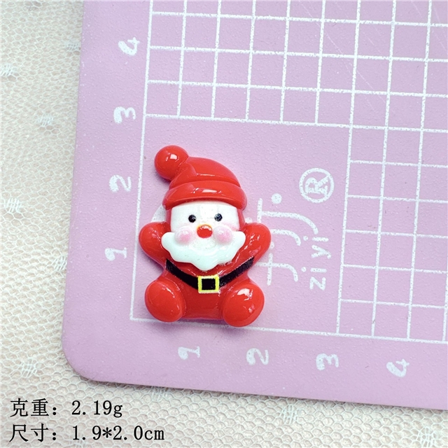 resin Christmas Series 3D Resin Accessories