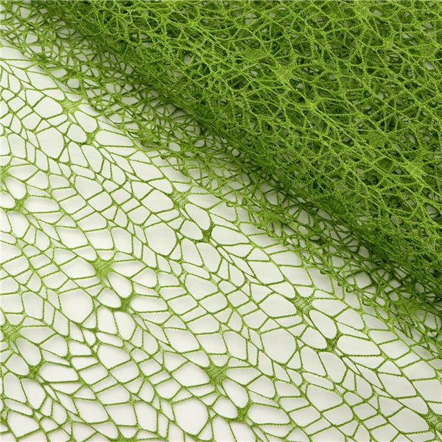 plain hollow mesh jacquard mesh fabric 16#olive green,50*160cm(19.7*63