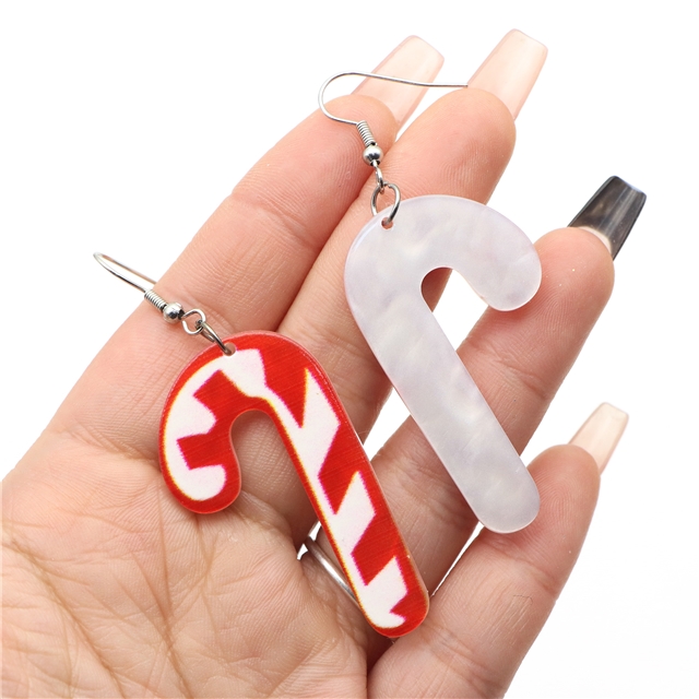 acrylic christmas series acrylic earrings