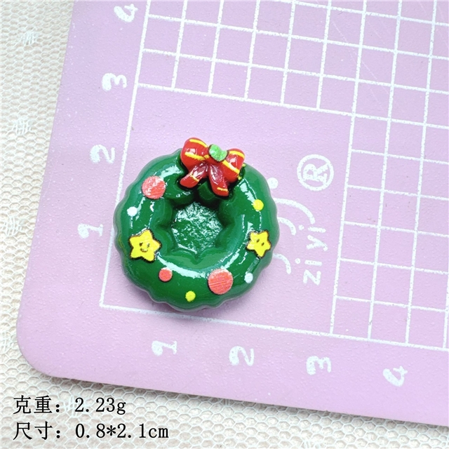 resin Christmas Series 3D Resin Accessories