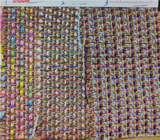 color woolen bright silk woven small fragrant fabric