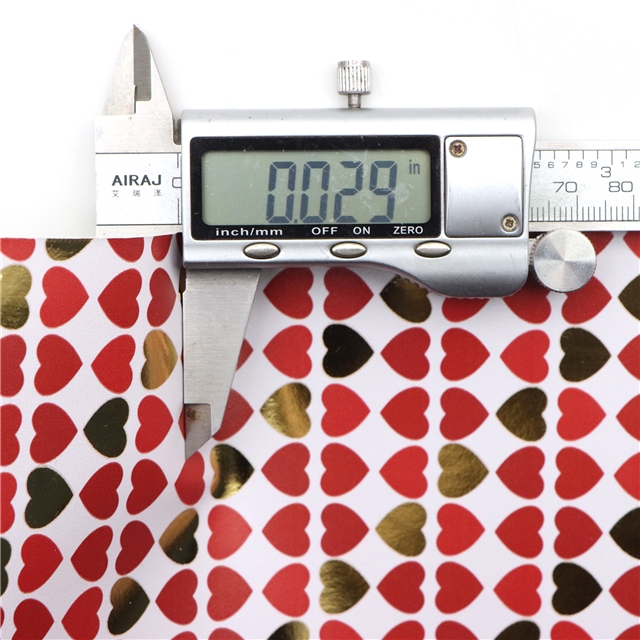 self printed gold foil faux leather fabric