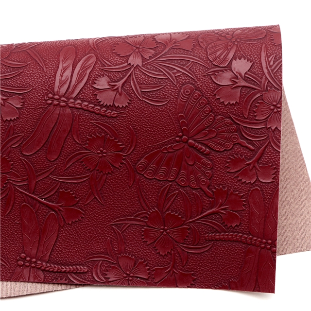synthetic leather plain color butterfly dragonfly flower faux leather 30*135cm(11.8*53.1