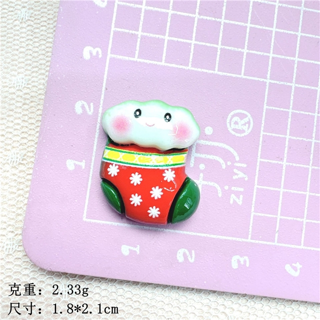 resin Christmas Series 3D Resin Accessories