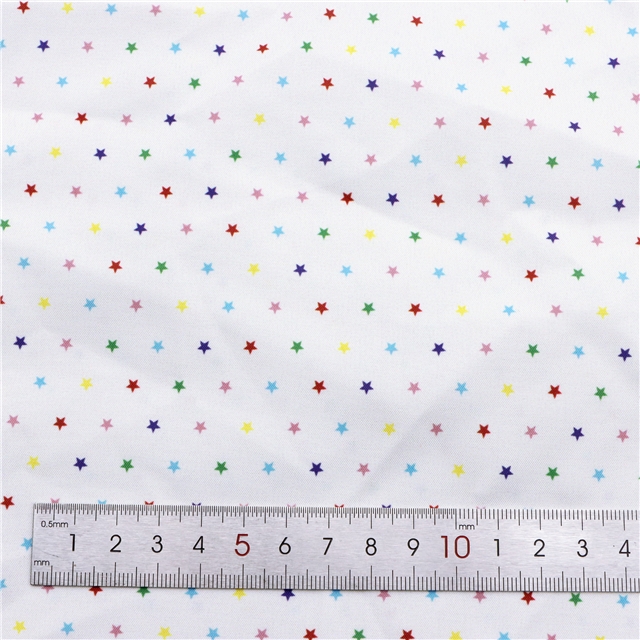 plain colored star polyester fabric