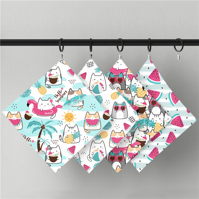polyester cotton summer beach vacation series polyester cotton fabric set (12 pcs/set) polyester cotton fabric,20*20cm(7.9*7.9