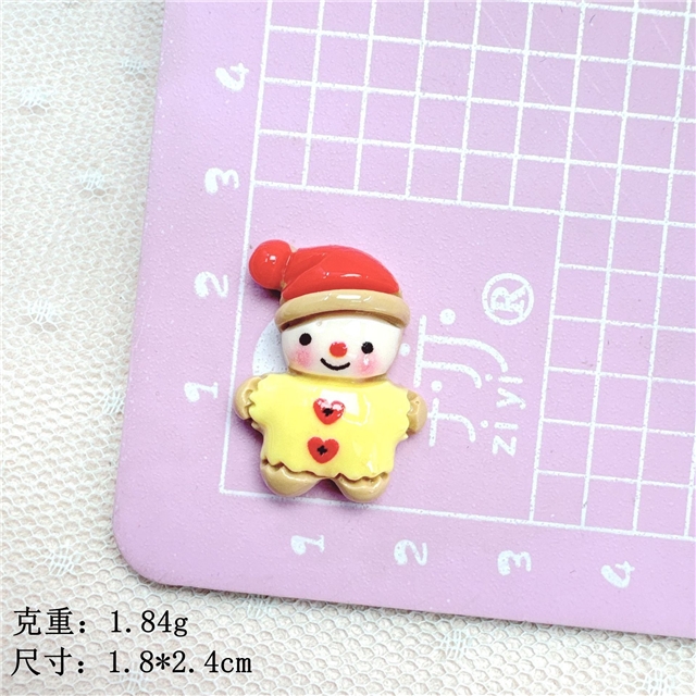 resin Christmas Series 3D Resin Accessories