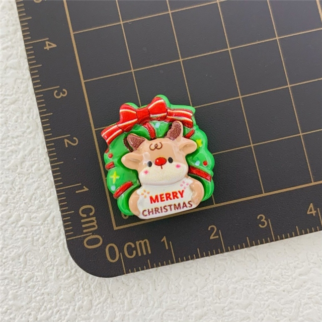 christmas series 3d resin accessories