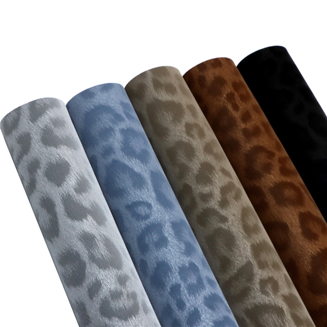 synthetic leather leopard faux leather