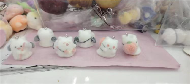 resin halloween series velvet resin pendant