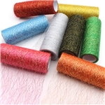 15cm gold and silver wire disorderly net yarn roll