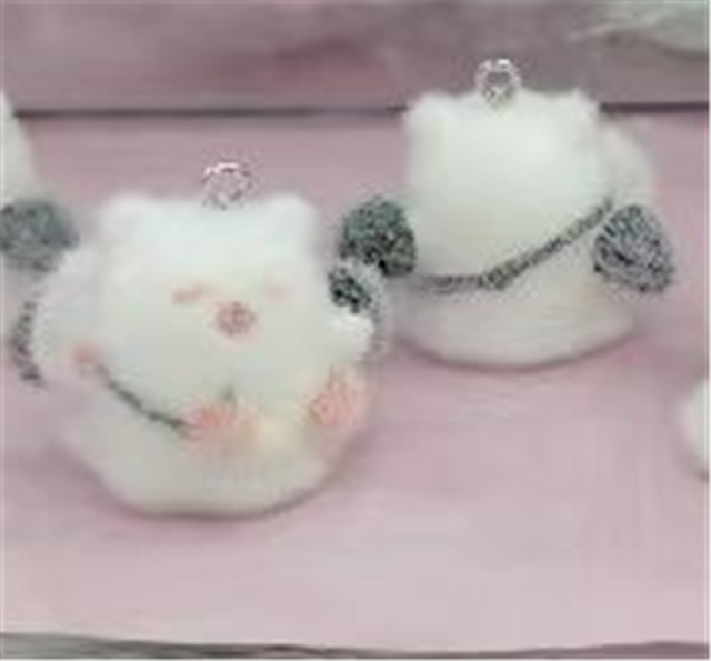 resin halloween series velvet resin pendant