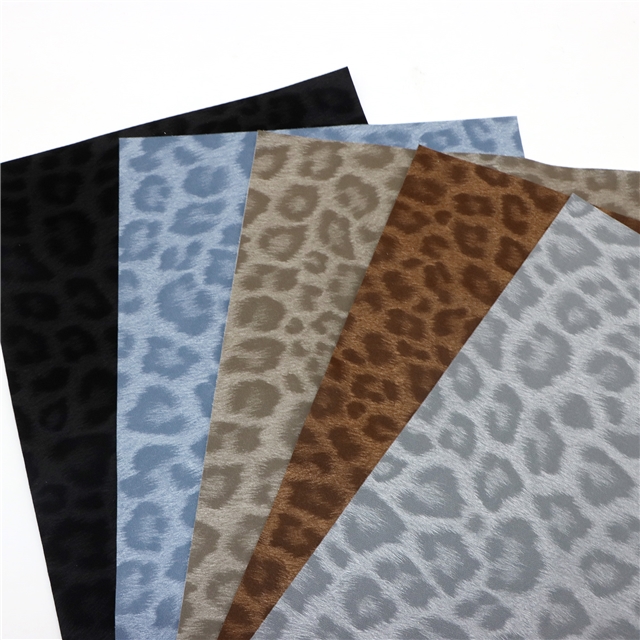 synthetic leather leopard faux leather
