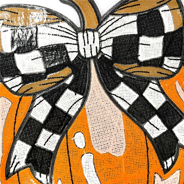 back with glue halloween towel embroidery patch (back with glue)