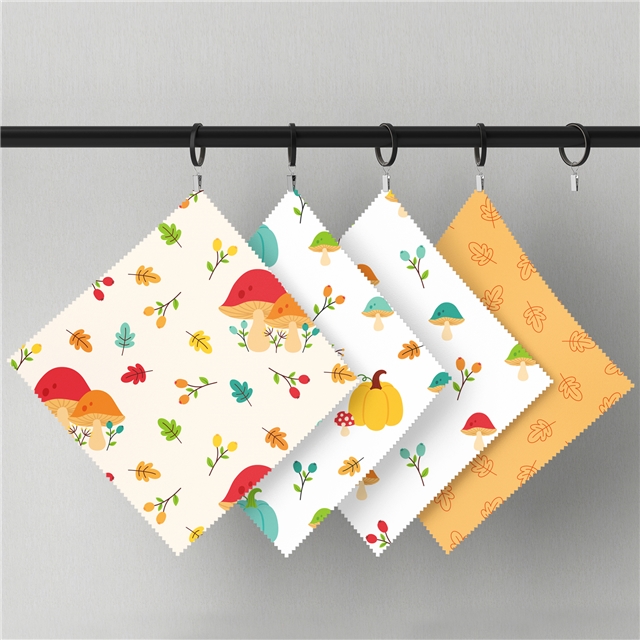 polyester cotton geometric leaf letters series polyester cotton fabric set (12 pcs/set) polyester cotton fabric,50*45cm(19.7*17.7