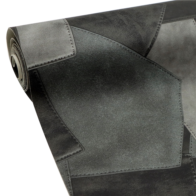 synthetic leather retro splicing PVC synthetic leather 30*135cm(11.8*53.1