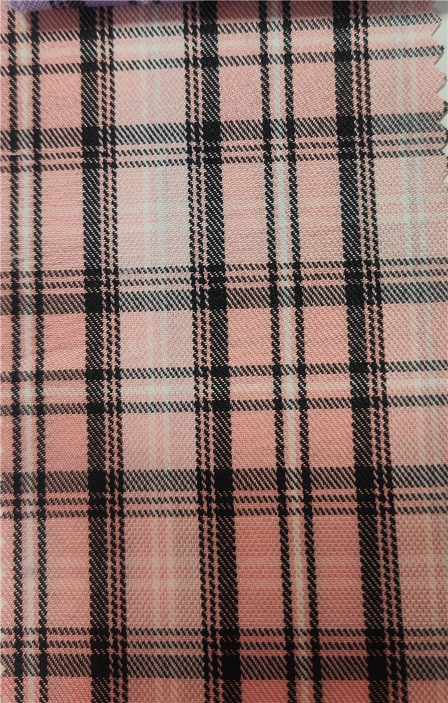yarn dyed checkered fabric