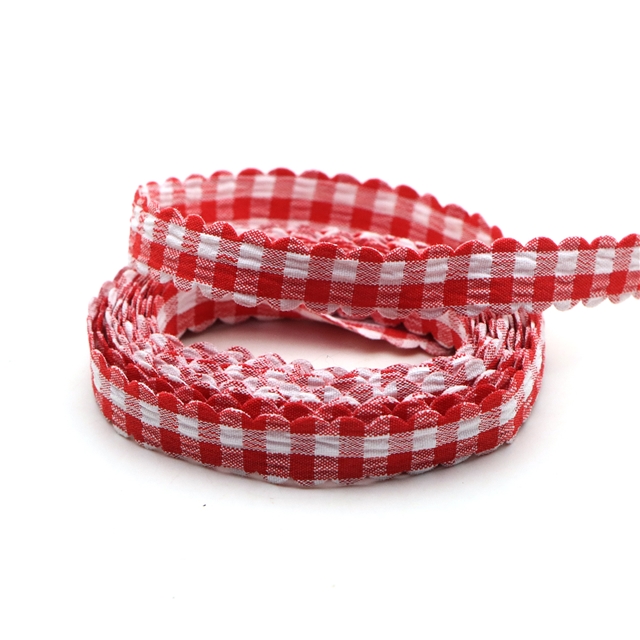 plain checkered woven tape