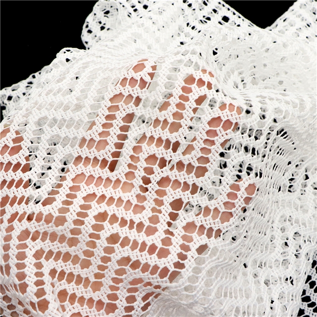 polyester hollow mesh jacquard fabric